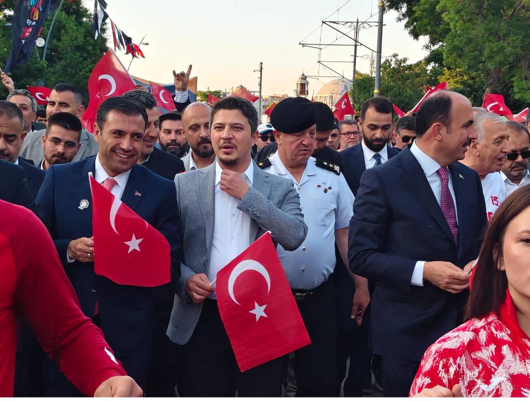 Konya'da 15 Temmuz için binler yürüdü! 6